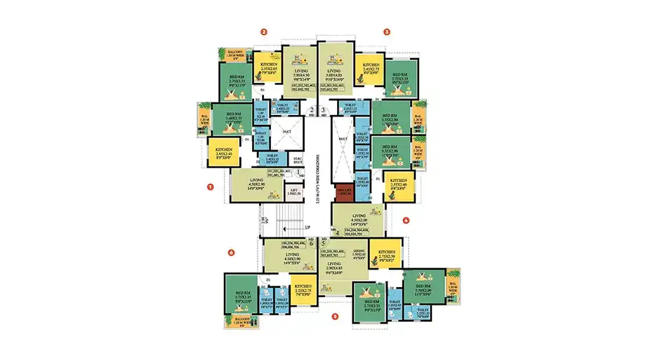 Vedaant Meadows Kalyan Floor Plans