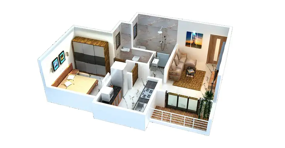 Vedaant Meadows Ulhasnagar Floor Plans